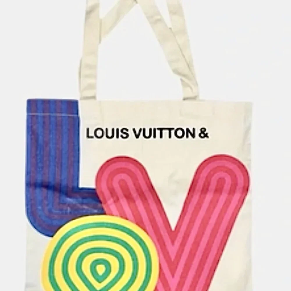 LOUIS VUITTON Novelty Eco TOTE CAVANS SHOPPING BAG exhibition 2022 Limited - Picture 1 of 6